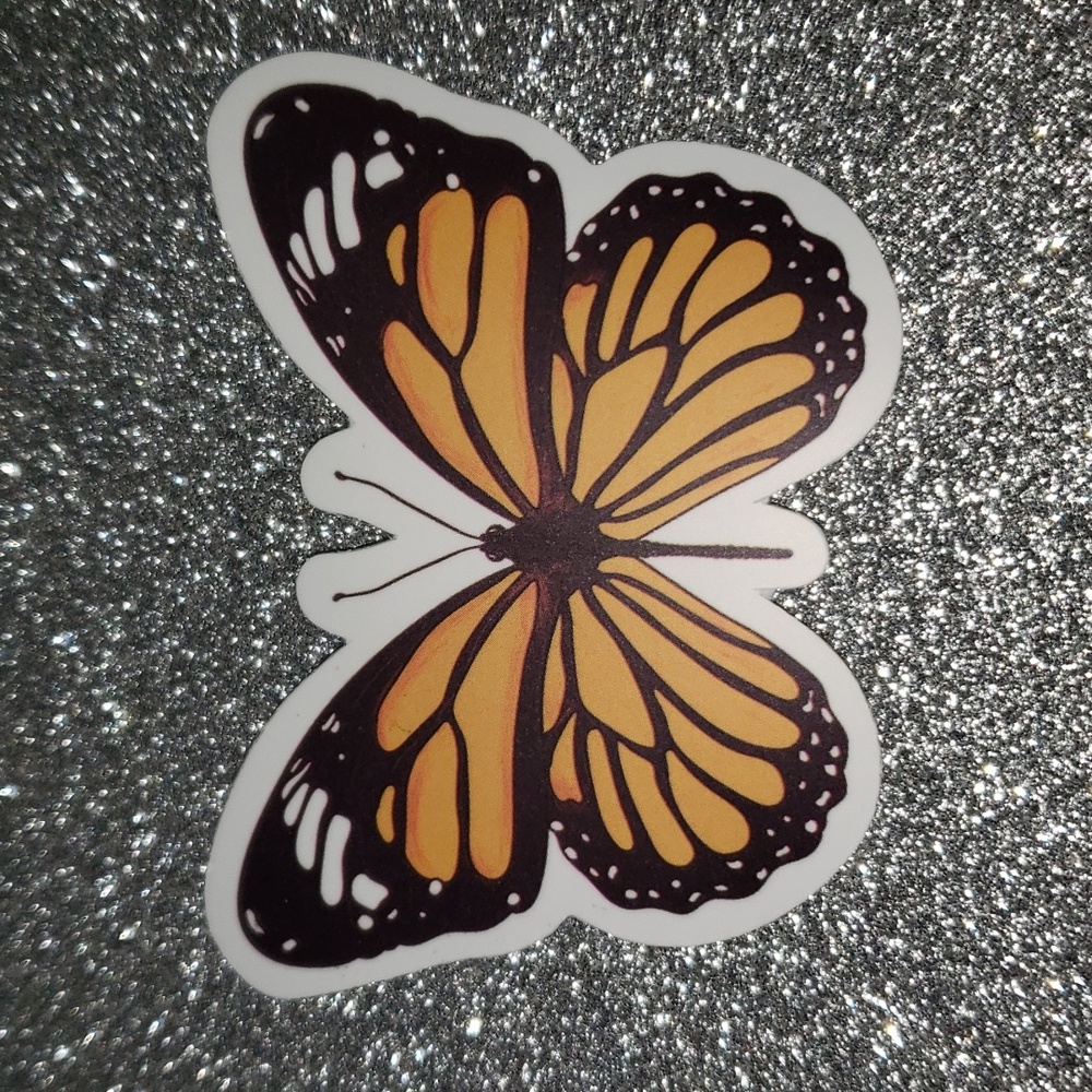 NATURE WATERPOOF Sticker Butterfly